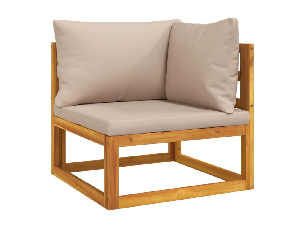 Ventoriq 6-piece garden furniture set with cushions, solid wood CFCK75458