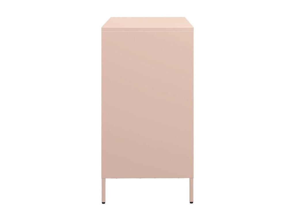 Pink sideboard 68x39x73.5 cm cold-rolled steel RWEC96559