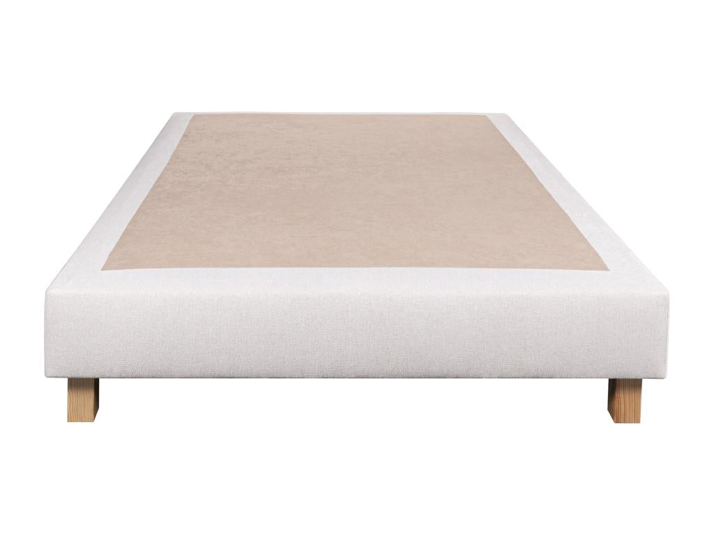 Ventoriq 140x190 cm Mattress Set with 26 cm Beige Slatted Base EDDF53765