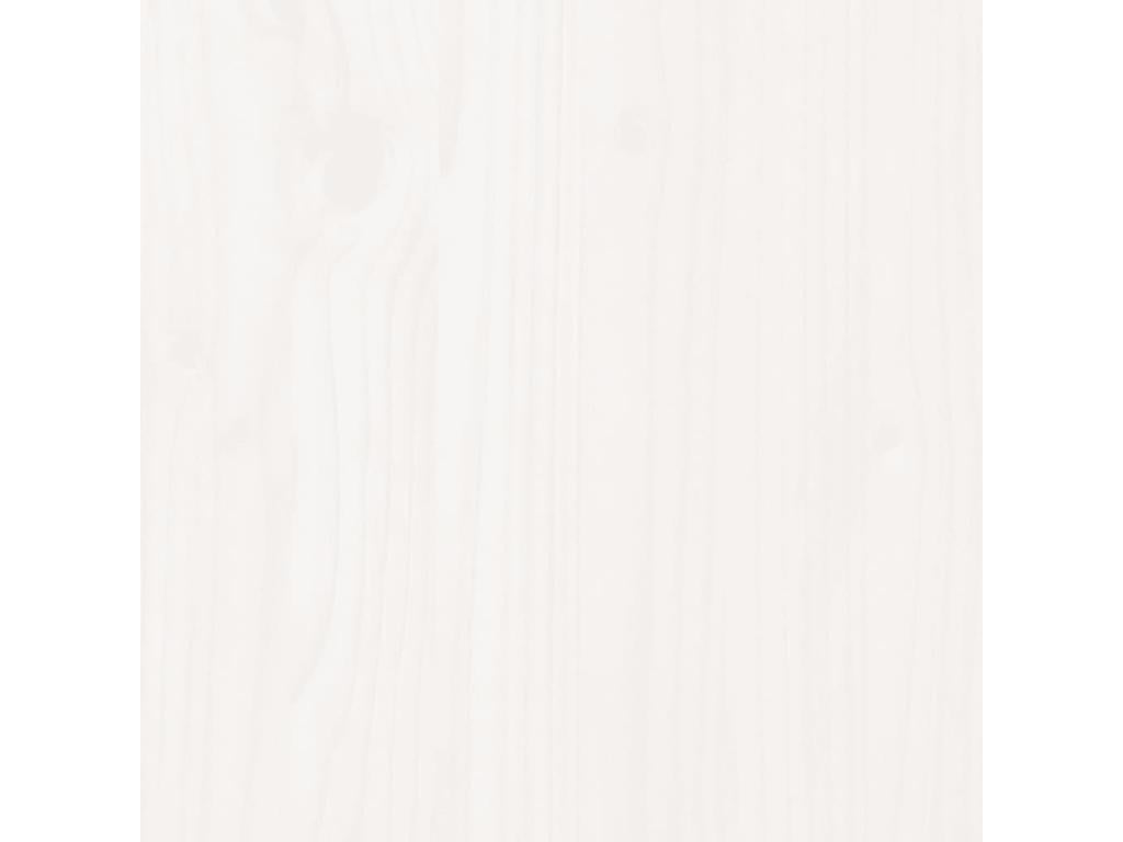 7-piece garden furniture set, white, solid pine wood SCKQ39118