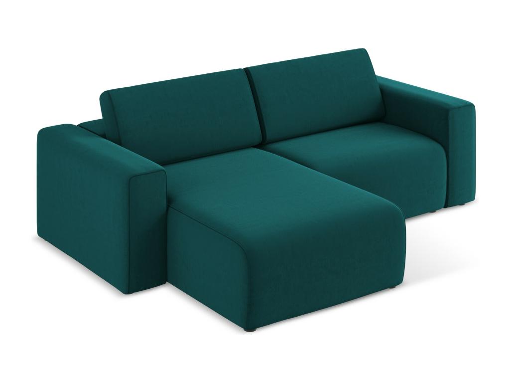 Modular left-hand corner sofa in Boislis - marine - Boislis PZCF24580