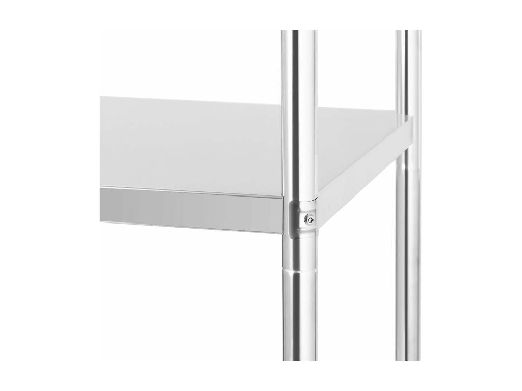 Silver metal shelf 90 x 60 x 180 cm 14 0005154 VWYD76583