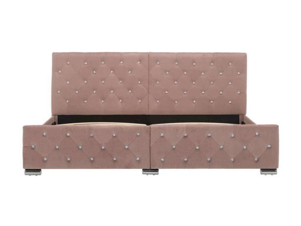 Pink Fabric Bed 180x200 MAFF26833