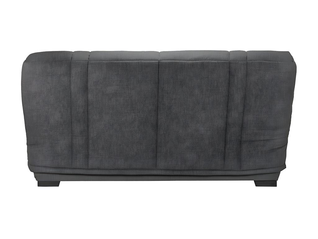 Starlux fabric click-clack sofa with storage, 17cm Minel mattress, 207cm wide - Navy Blue JDTK00326