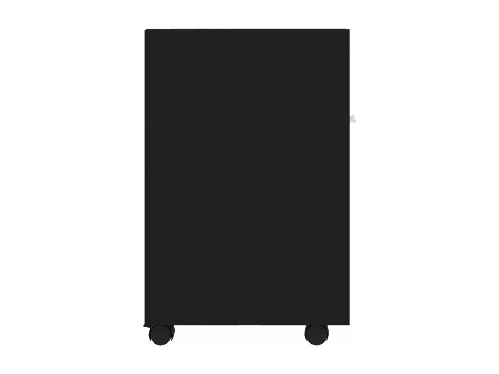 Side cabinet with wheels, black, 33x38x60 DBZF23156