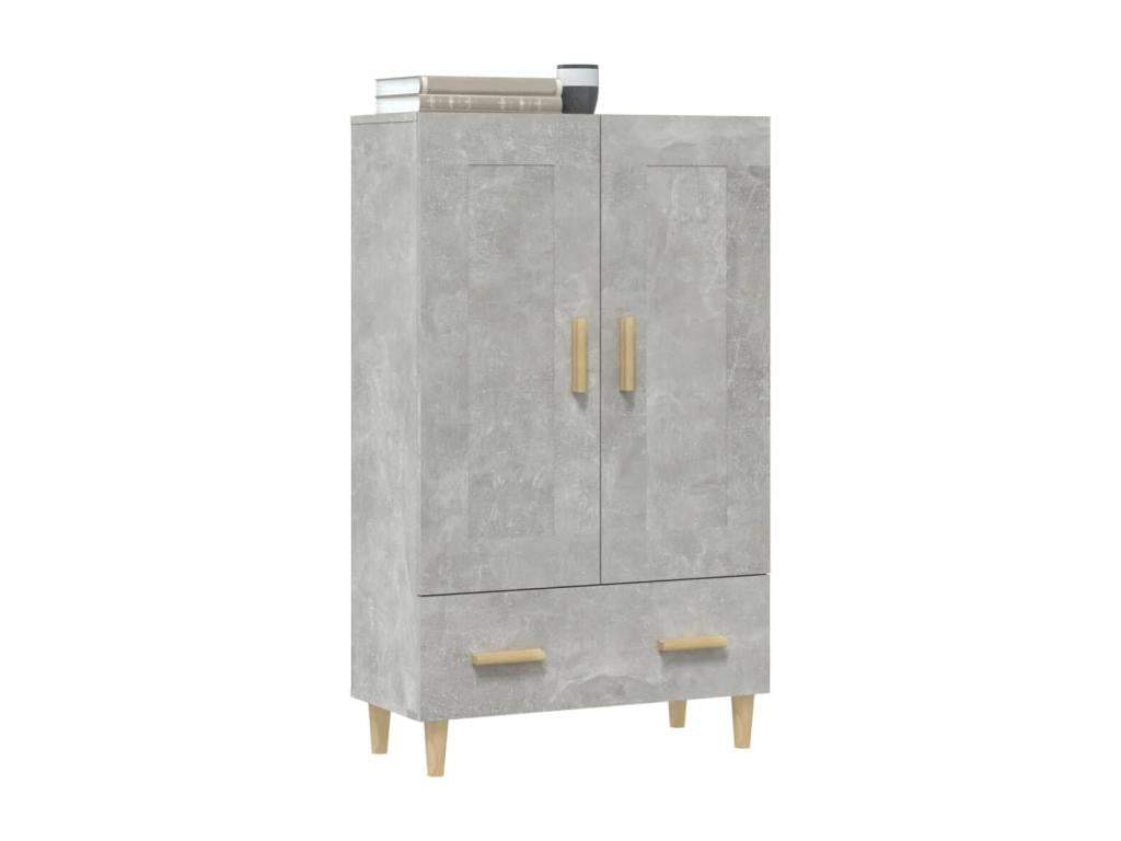 High sideboard, concrete grey, 70x31x115 cm, engineered wood OSYC83642