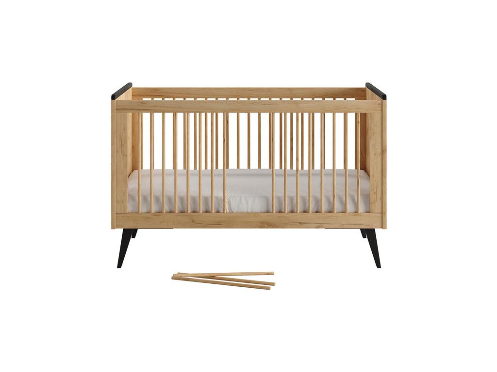 Convertible bed 70x140 Retro Wood YCPQ20637