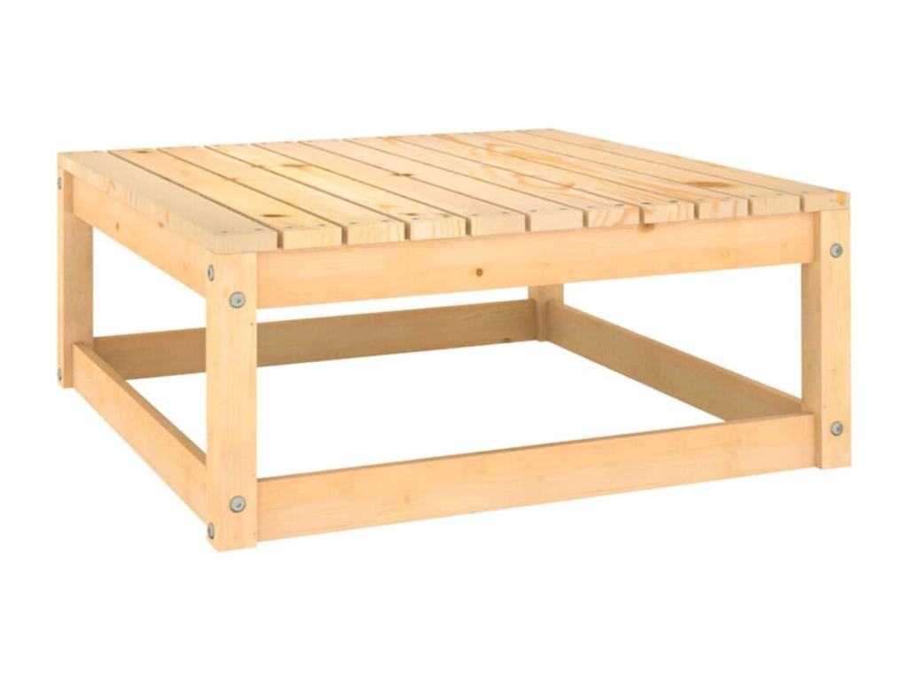 8-piece garden furniture set with cushions, solid pine wood LNJX14873