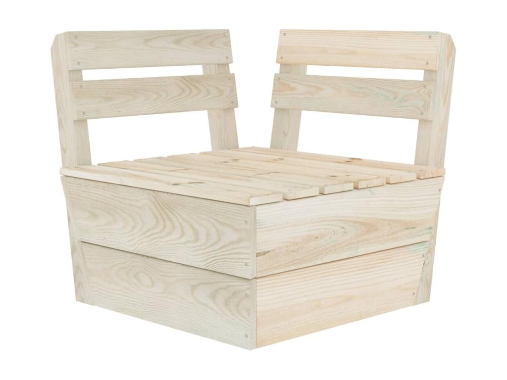 9-piece pallet garden furniture set, impregnated spruce wood QDLZ29057