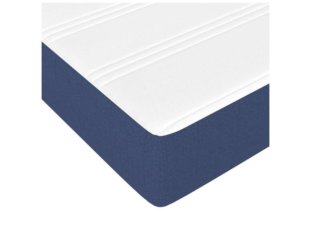 Ventoriq bed base with mattress, blue, 120x200 cm, fabric, HBEY02750