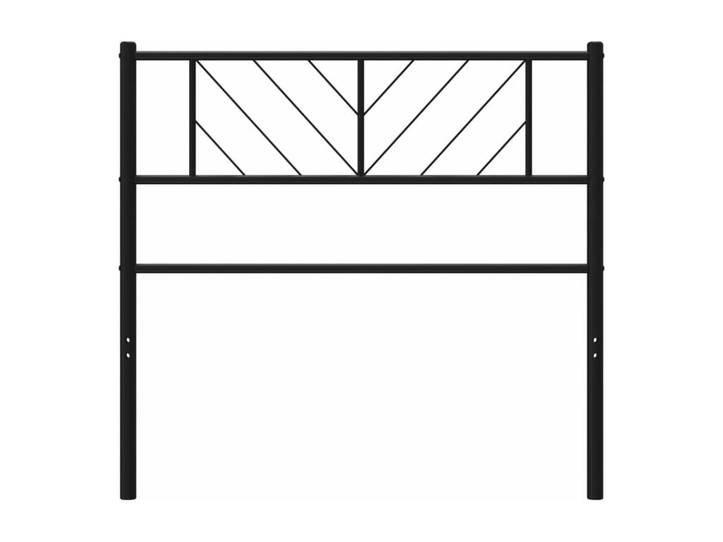 Black metal headboard 75cm ZDIM74304
