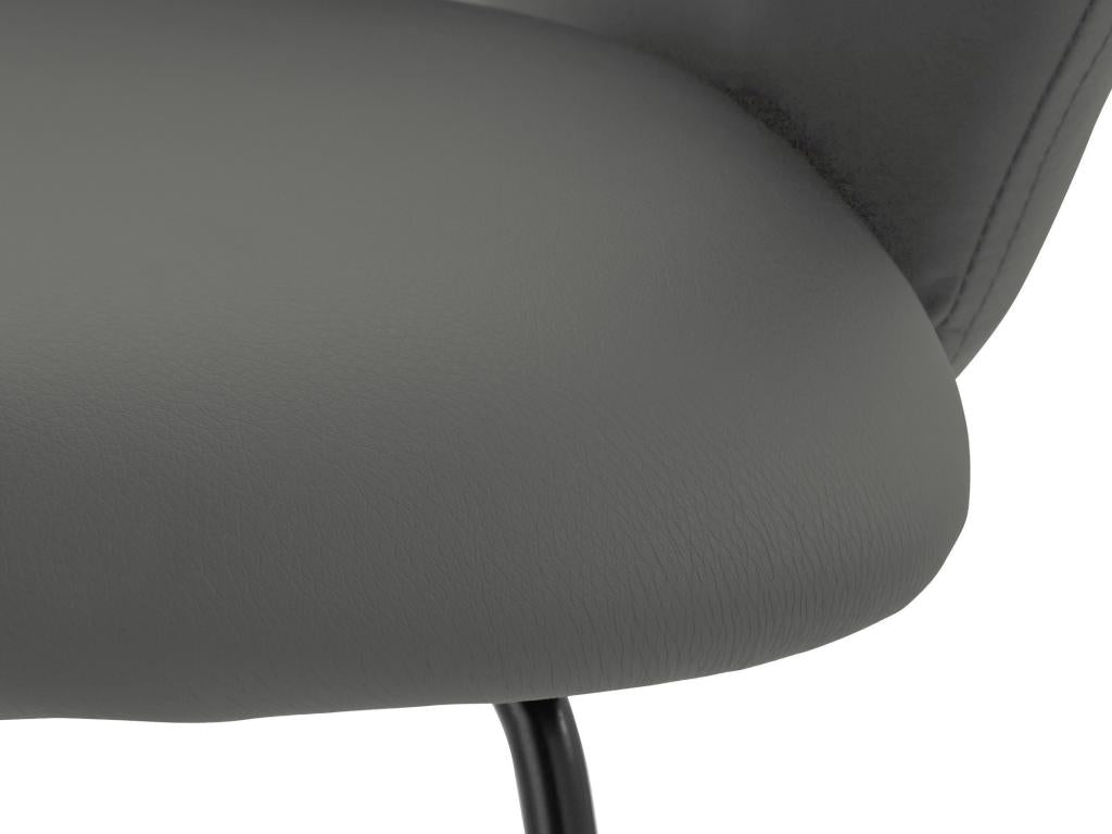 Ventoriq - Grey PU Upholstered Dining Chair RKCD52989
