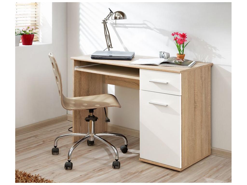 Ventoriq Children's Desk 104cm Oak / White PKJZ08551
