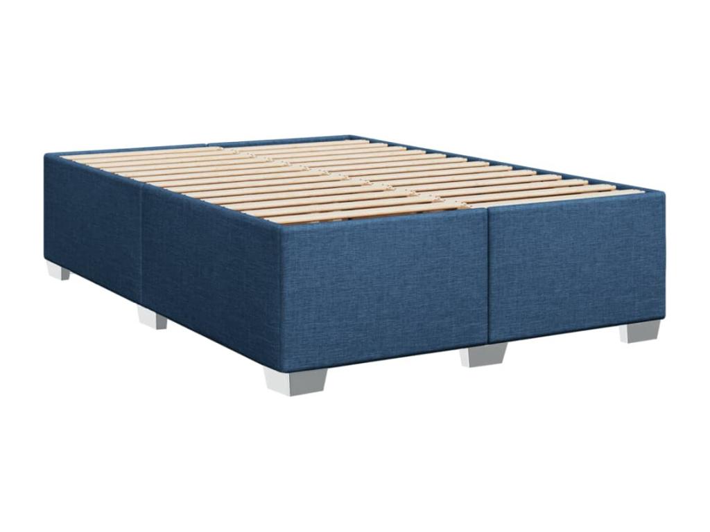 Ventoriq bed base with mattress, blue, 140x200 cm, fabric TCIN17188