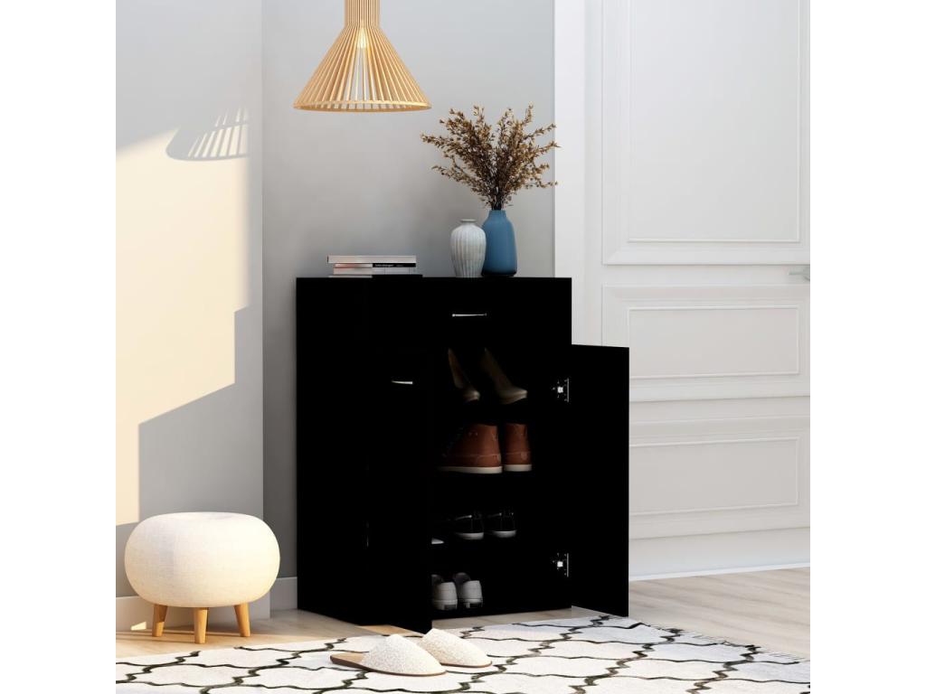 Black Shoe Cabinet 60x35x84 CSEY07504