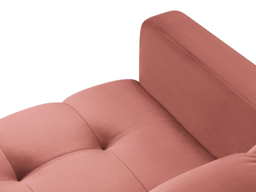 Ventoriq - Ventoriq armchair in pink velvet - 87x92x75cm QJQD36820