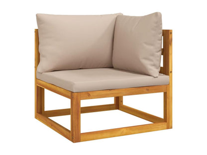 Ventoriq 6-piece garden furniture set with cushions, solid wood CFCK75458