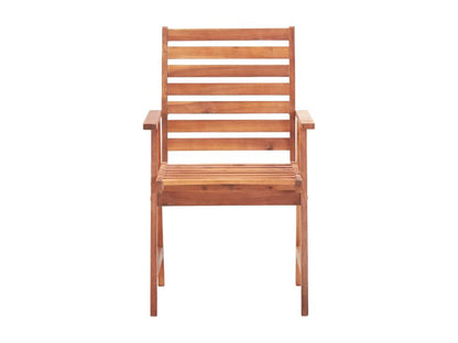 Ventoriq 3-Piece Outdoor Dining Chairs with Cushions, Solid Wood, IWMY19645