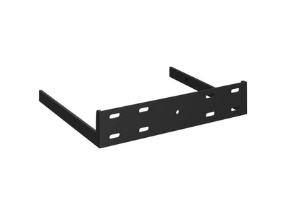 Floating wall shelf, glossy black, 23x23.5x3.8, MDF, NBEM41466