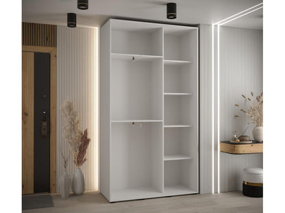 Ventoriq 7 Sliding Door Wardrobe 235.2/140/45 2 Doors White/Black/Gold WDNX48641