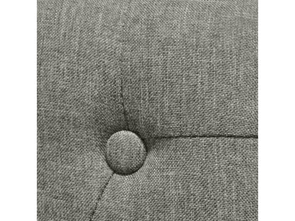 Set of 6 grey fabric dining chairs XEUR39976