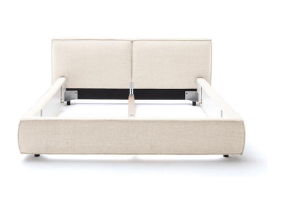 Bed - cream white flat weave - Boislis LCYZ31448