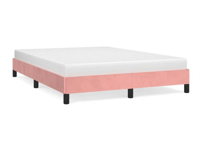 Pink bed frame 140x190 cm Velvet ICKL03554