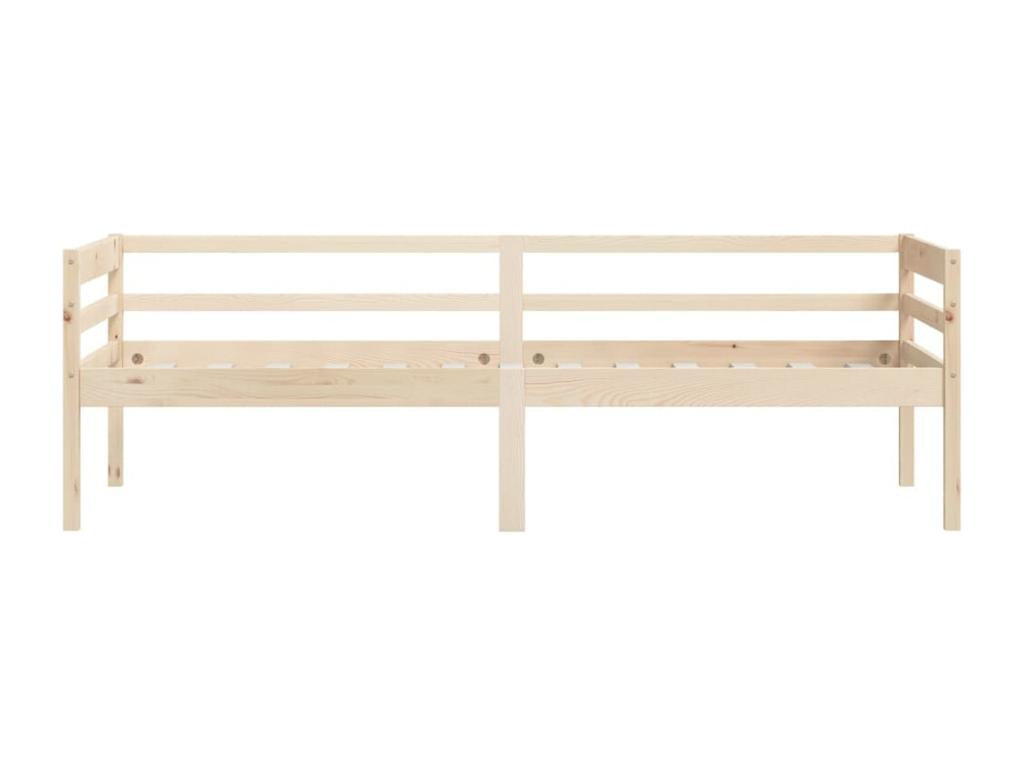 Solid pine wood bed frame 90x200 cm ZSXJ17909