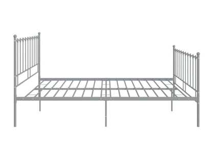 Grey Metal Bed Frame 180x200 cm AAGN20945