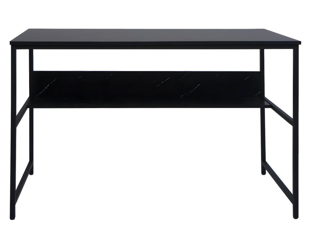 Ventoriq-K80 desk, black marble effect, LDTN37590