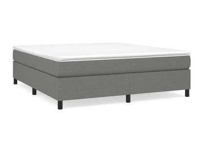 Dark grey bed frame without mattress, 180x200 cm, fabric, IBIK82502