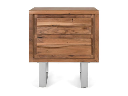 NIGHT TABLE - BENCH BED FOOT Marrón.Giner y Colomer.56x40x50 ZFUD97559