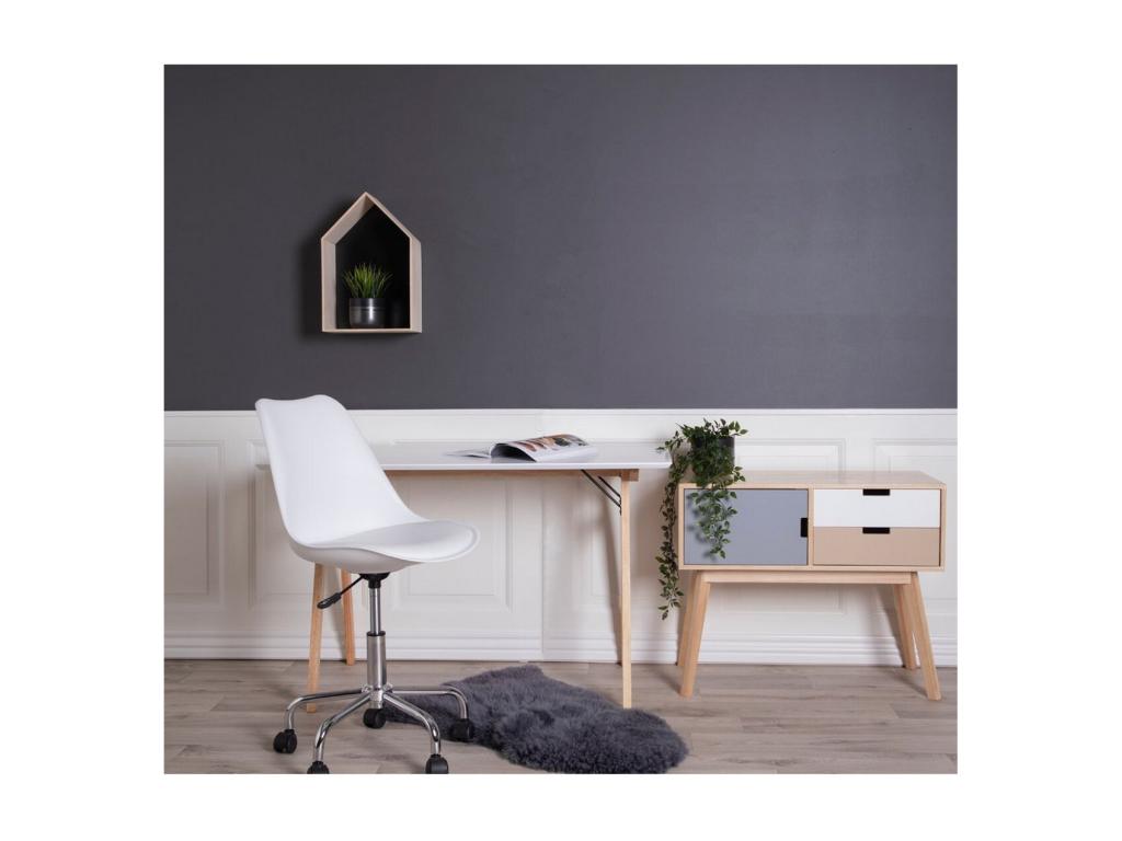 Ventoriq Modern Desk White 60x120x75 cm Ventoriq DEXX23072