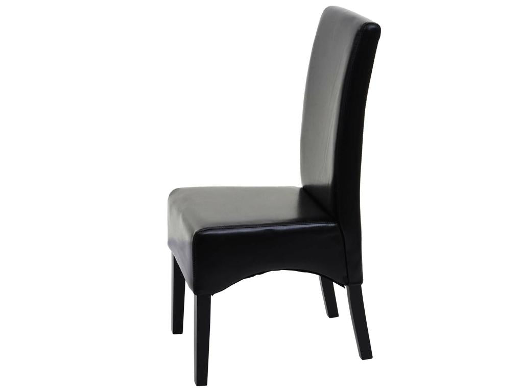 Ventoriq dining chair, black with dark legs, KBNX26640