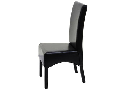 Ventoriq dining chair, black with dark legs, KBNX26640