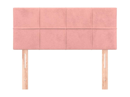 Pink Headboard 80x5x78/88 cm Velvet WXHW97572
