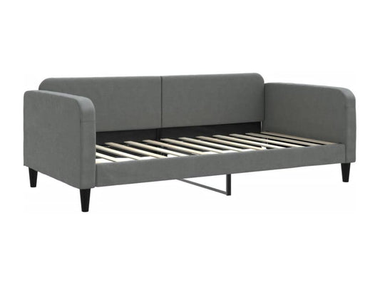 Dark grey daybed 100x200 cm fabric EORR11327