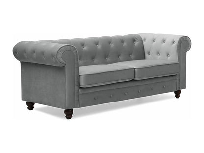 Ventoriq 2-Seater Velvet Sofa 157cm Silver BEWX31506