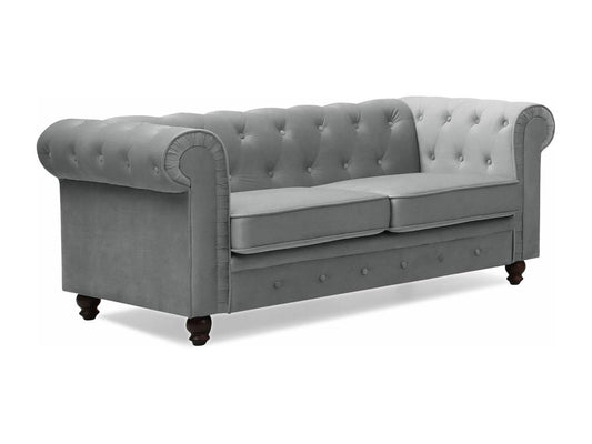 Ventoriq 2-Seater Velvet Sofa 157cm Silver BEWX31506