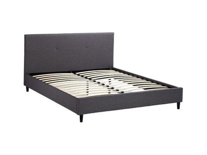 160x190cm double bed in fabric with slatted base by Ventoriq LBIN07487