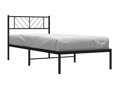 Metal bed frame with black headboard 90x200 CJDY53504