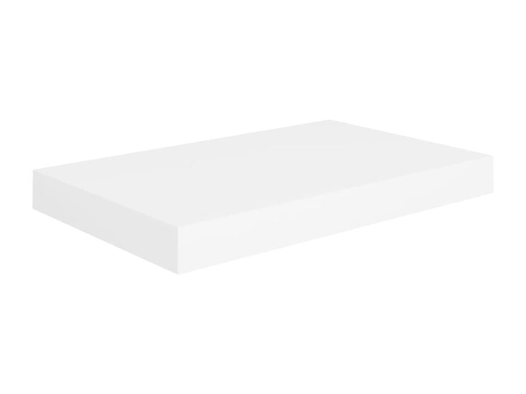 Floating wall shelves, 2 pcs, white, 40x23x3.8 cm, MDF, HWNF55806