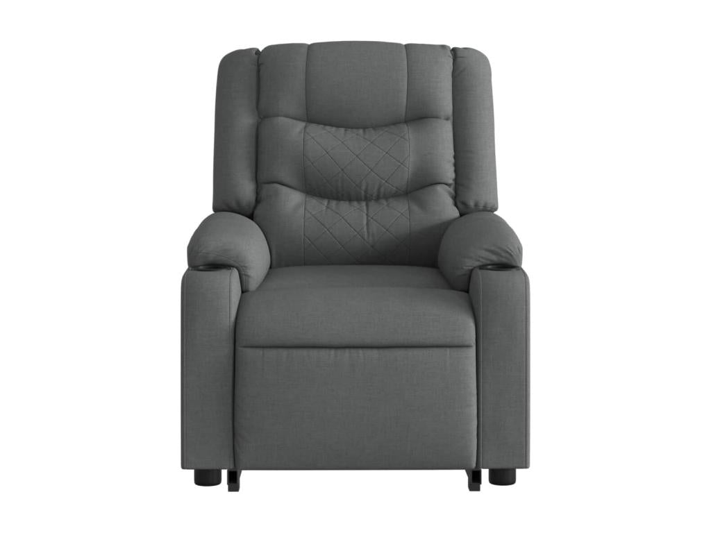 Dark grey fabric electric recliner chair BBRU63298