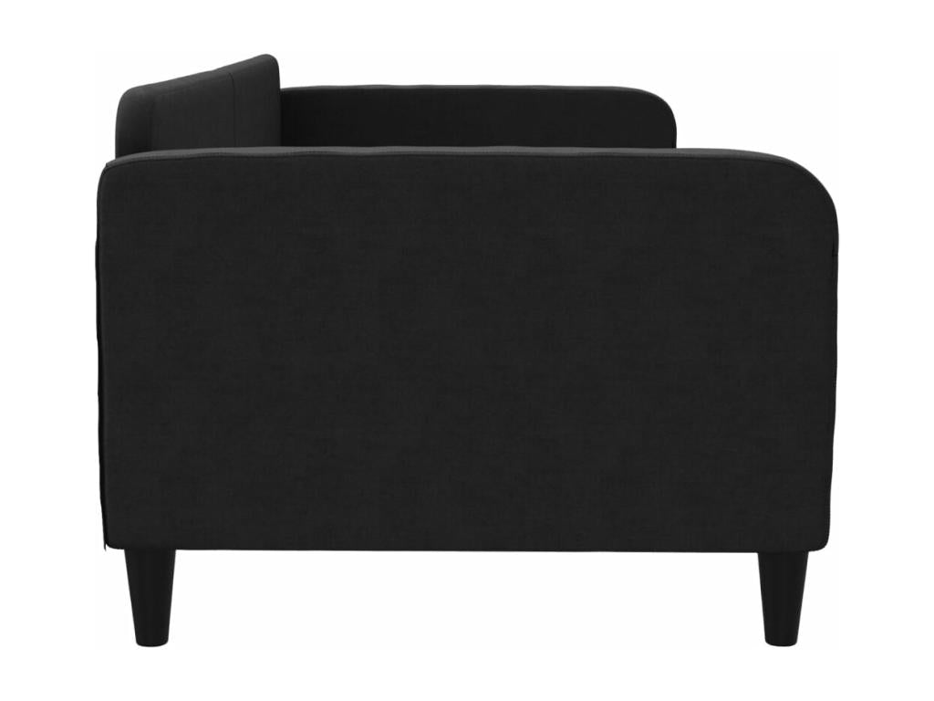 Black daybed 90x190 cm fabric EOHJ72563