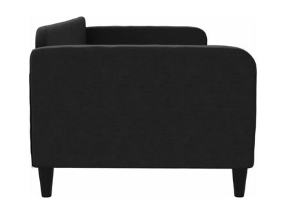 Black daybed 90x190 cm fabric EOHJ72563