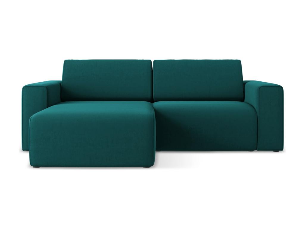 Modular left-hand corner sofa in Boislis - marine - Boislis PZCF24580