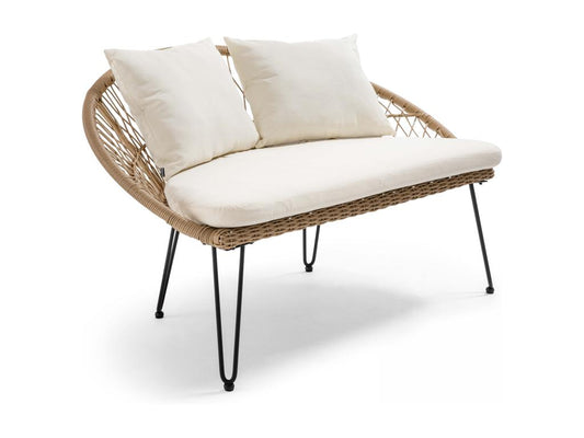 IVOI55393 Wicker Resin Garden Sofa