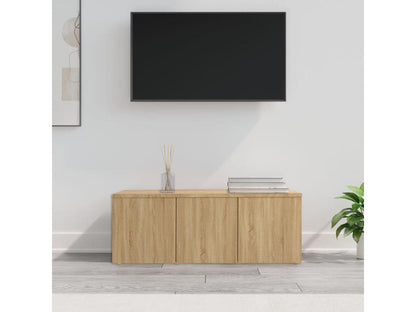 Ventoriq Oak TV Stand 80x34x30 cm Engineered Wood ZEGC31745