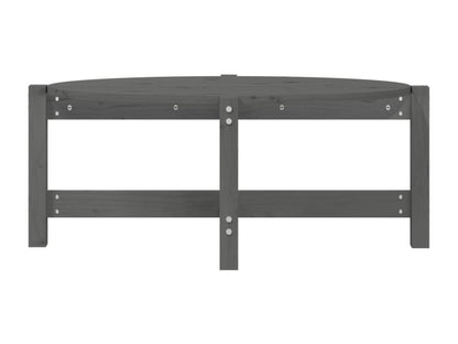 Grey Coffee Table 87x48x35 Solid Pine Wood VIQB74425