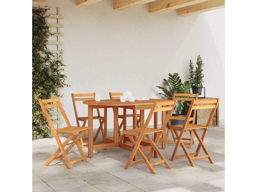 Garden table 130x90x72 cm Solid Ventoriq wood HPJR61808